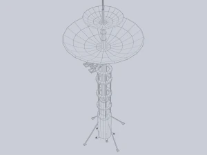 Radar Scifi Model 3D