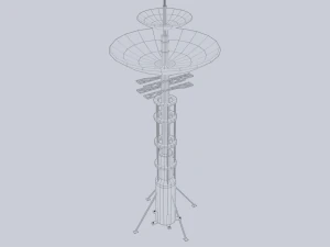 Radar Scifi Model 3D