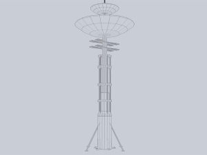 Scifi radar 3D Model