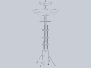 Scifi radar 3D Model
