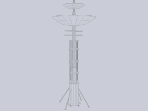 Radar Scifi Model 3D