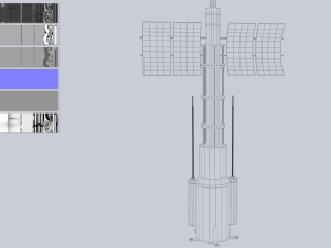 Scifi radar Modelo 3D