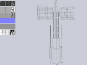 Radar fantascientifico Modello 3D