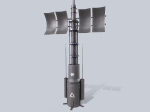 Scifi radar Modelo 3D