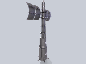 Scifi radar Modelo 3D