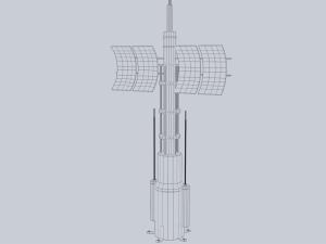 Scifi radar Modelo 3D