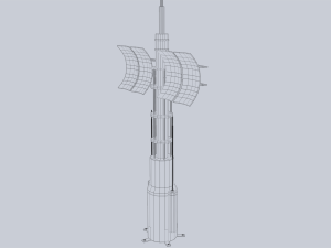 Scifi radar Modelo 3D