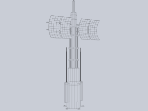 Scifi radar Modelo 3D