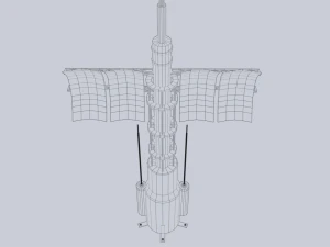 Radar fantascientifico Modello 3D