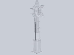 Scifi radar Modelo 3D