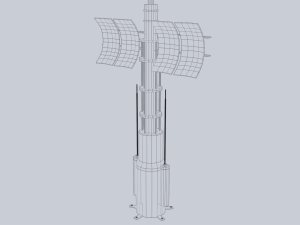 Scifi radar Modelo 3D