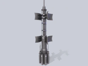 Scifi radar collection 3D Model