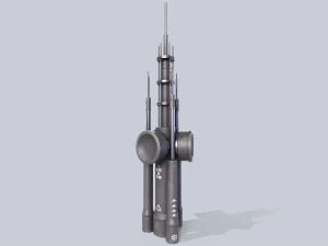 Scifi radar collection 3D Model