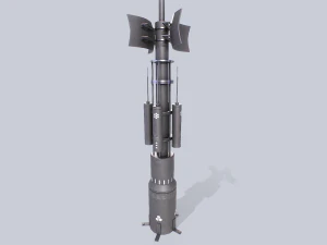 Scifi radar collection 3D Model