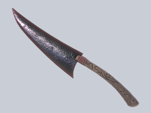 Obsidian blade 3D Модель