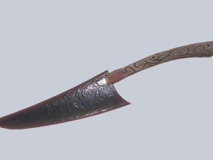 Obsidian blade 3D Model