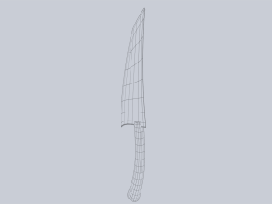 Obsidian blade 3D Model