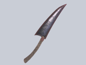 Obsidian blade 3D Model