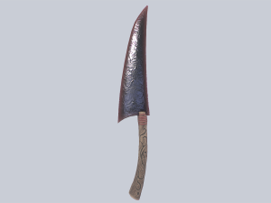 Obsidian blade 3D Model