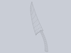 Obsidian blade 3D Model
