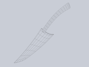 Obsidian blade 3D Model