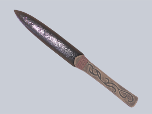 Obsidian blade 3D Модель
