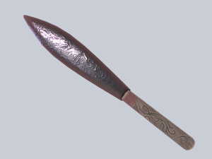 Obsidian blade 3D Модель