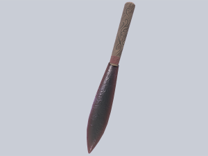 Obsidian blade 3D Model