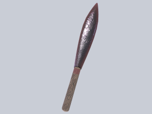 Obsidian blade 3D Model