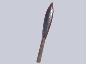 Obsidian blade 3D Model