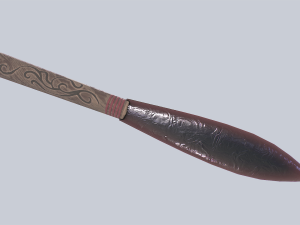 Obsidian blade 3D Model