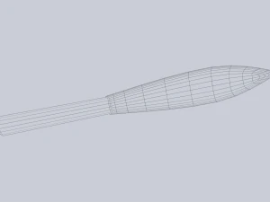 Obsidian blade 3D Model