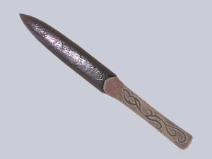 Collezione di lame di ossidiana Modello 3D