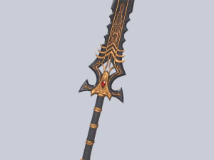 Fantasy sword 3D Model