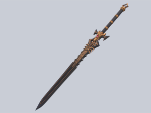 Fantasy sword 3D 模型