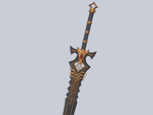 Fantasy sword 3D 模型