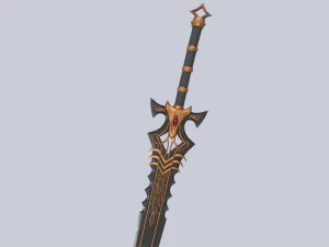 Fantasy sword 3D Model