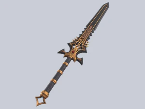 Fantasy sword 3D Model