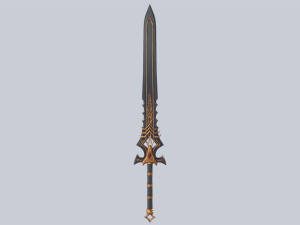 Fantasy sword 3D 模型