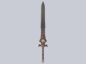 Fantasy sword 3D Model
