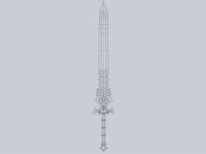Fantasy sword 3D 模型