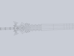 Fantasy sword 3D 模型