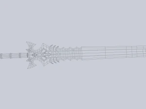 Fantasy sword 3D Model