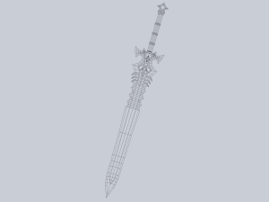 Fantasy sword 3D 模型