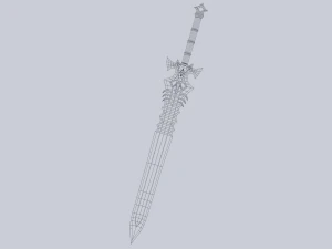 Fantasy sword 3D Model