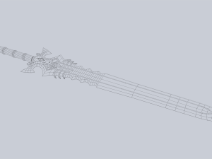 Fantasy sword 3D 模型