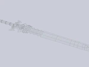 Fantasy sword 3D Model