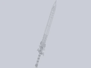 Fantasy sword 3D Model