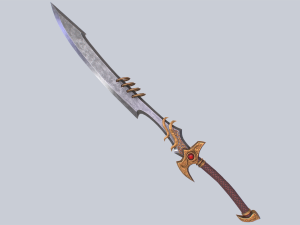 Fantasy sword 3D-Modell