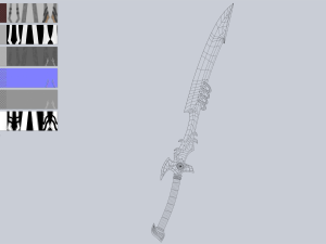 Fantasy sword 3D Модель